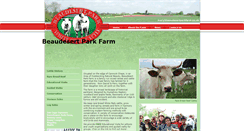 Desktop Screenshot of beaudesertparkfarm.co.uk